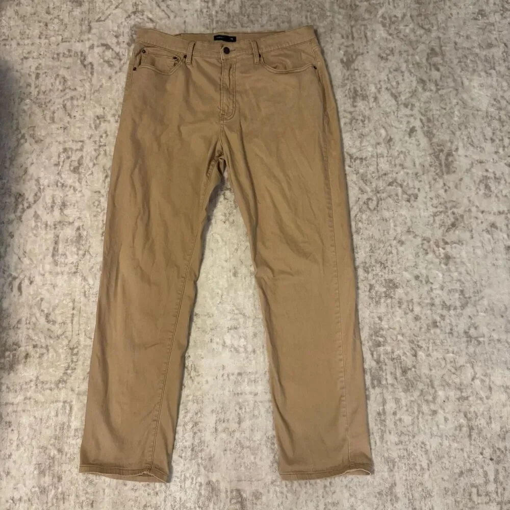 Lucky-brand Men's Tan and Khaki Pants